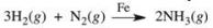 <strong>Ammonia is synthesized industrially by the reaction of nitrogen and hydrogen in the presence of an iron catalyst according to the reaction equation below.What effect would removing the iron catalyst have on this reaction? </strong> A)The reaction would shift to the right, producing more ammonia. B)The reaction rate would increase. C)The reaction would shift to the left, and consume ammonia. D)The reaction rate would decrease. E)There would be no effect on the reaction since Fe is not consumed in the reaction.