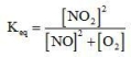 <strong>Which of the following is the equilibrium constant expression for the reaction? 2NO(g) + O<sub>2</sub>(g) → 2NO<sub>2</sub>(g)</strong> A) B) C) D) E)None of the choices are correct.