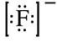 <strong>What is the Lewis symbol of the fluoride ion?</strong> A) B) C) D) E)