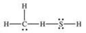 <strong>What is the Lewis structure of methanethiol, CH<sub>3</sub>SH?</strong> A) B) C) D) E)