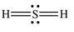 <strong>Which properly represents the Lewis structure of hydrogen sulfide, H<sub>2</sub>S?</strong> A) B) C) D) E)