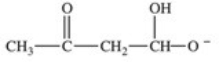 <strong>When the ketone body acetoacetate undergoes reduction of the ketone carbonyl group,β-hydroxybutyrate,another ketone body,is formed.What is the structure of β-hydroxybutyrate? </strong> A) B) C) D) E)
