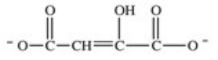<strong>Oxaloacetate is the starting material in the first step of the citric acid cycle and the product of the last step.The last step of the citric acid cycle,the oxidation of malate,is shown below.What is the structure of the oxaloacetate product? </strong> A) B) C) D) E)
