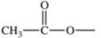 <strong>The acetyl group is an important part of cellular metabolism.Which of the following is the acetyl group?</strong> A) B) C) D) E)