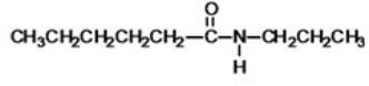 <strong>What is the IUPAC name of the compound shown? </strong> A)N-propylhexamide B)aminohexyl propanamide C)aminopropyl pentanamide D)N-hexylpropamide E)N-propylhexanamide