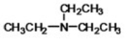 <strong>What is the common name of the following compound? </strong> A)triethylamine B)N,N-diethylethanamine C)diethylaminoethane D)N-methylethanamine E)N,N-dimethylethanamine
