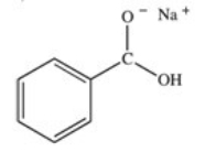 <strong>What organic product is formed in the neutralization of benzoic acid? </strong> A) B) C) D) E)