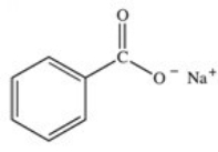 <strong>What organic product is formed in the neutralization of benzoic acid? </strong> A) B) C) D) E)