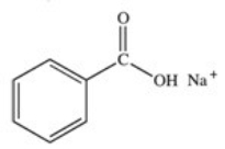 <strong>What organic product is formed in the neutralization of benzoic acid? </strong> A) B) C) D) E)