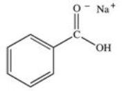 <strong>What organic product is formed in the neutralization of benzoic acid? </strong> A) B) C) D) E)