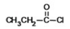 <strong>What is the name of the compound shown below? </strong> A)chloro propanoate B)propanoyl chloride C)ethyl chloroformate D)ethyl formyl chloride E)propyl chloride