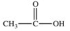 <strong>Which formula best represents the structure of acetic acid when it is dissolved in a basic solution?</strong> A) B) C) D) E)