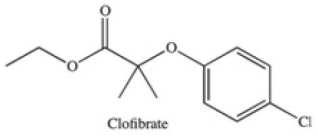 <strong>The drug Clofibrate is used to lower blood triglycerides and cholesterol.It can be made in an esterification reaction between a carboxylic acid and an alcohol.Which of the structures below represents the alcohol required for its synthesis? </strong> A) B) C) D) E)