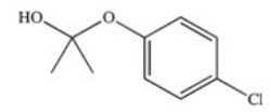 <strong>The drug Clofibrate is used to lower blood triglycerides and cholesterol.It can be made in an esterification reaction between a carboxylic acid and an alcohol.Which of the structures below represents the alcohol required for its synthesis? </strong> A) B) C) D) E)