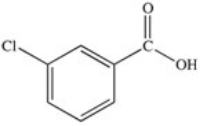 <strong>Which of the following is the structure of o-chlorobenzoic acid?</strong> A) B) C) D) E)