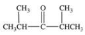 <strong>What is the structure of ethyl isopropyl ketone?</strong> A) B) C) D) E)