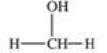 <strong>Methanol is toxic if ingested.The toxicity is due to the aldehyde produced when methanol is oxidized in the liver.Which of the following is the aldehyde formed by the oxidation of methanol?</strong> A) B) C) D) E)