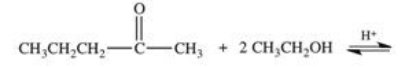 <strong>What is the structure of the acetal produced in the following reaction? </strong> A) B) C) D) E)
