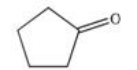 <strong>Which of the statements concerning the compound shown below is FALSE? </strong> A)Its name is cyclopentanone. B)Its molecular formula is C<sub>5</sub>H<sub>8</sub>O. C)Molecules of this compound are held together in a collection by dipole-dipole attractions. D)It may be formed by the oxidation of cyclopentanol. E)It can be oxidized to produce a carboxylic acid.