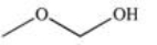 <strong>Which of the following is a hemiacetal?</strong> A) B) C) D) E)