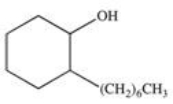 <strong>Hexylresorcinol is listed as an active ingredient in some mouthwashes and throat lozenges.The IUPAC name for hexylresorcinol is 4-hexyl-3-hydroxyphenol.Which of the following is its structure?</strong> A) B) C) D) E)
