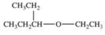<strong>Which of the following is the structure of ethyl propyl ether?</strong> A) \mathrm { CH } _ { 3 } \mathrm { CH } _ { 2 } \mathrm { CH } _ { 2 } - \mathrm { O } - \mathrm { CH } _ { 2 } \mathrm { CH } _ { 3 } B) C) D) E)