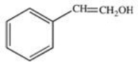 <strong>Dehydration of the alcohol shown below produces styrene,an important starting material in the polymer and plastics industry.What is the structure of styrene? </strong> A) B) C) D) E)