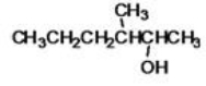 <strong>What is the IUPAC name of the following compound? </strong> A)2-methyl-3-hexanol B)5-methyl-4-hexanol C)3-methyl-2-hexanol D)2-methyl-3-pentanol E)2,2-dimethyl-3-pentanol