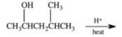 <strong>Zaitsev's rule can be used to predict the major alkene product in a dehydration reaction.Which of the following alkenes would be the major product of the dehydration reaction shown below? </strong> A) B) C) D) E)All are equally likely.