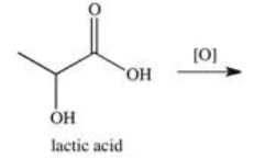 <strong>Lactic acid gives sour milk its distinctive taste.What product is formed when lactic acid is oxidized? </strong> A) B) C) D) E)