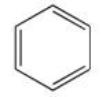 <strong>Benzene may be represented by the line formula below.What is the molecular formula of benzene? </strong> A)C<sub>12</sub>H<sub>6</sub> B)C<sub>6</sub>H<sub>12</sub> C)C<sub>6</sub>H<sub>6</sub> D)C<sub>6</sub>H<sub>14</sub> E)C<sub>6</sub> <sub