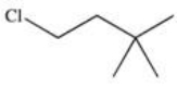 <strong>Which of the following is 1-chloro-3-methylbutane?</strong> A) B) C) D) E)