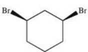 <strong>What is the structure of trans-1,3-dibromocyclohexane?</strong> A) B) C) D) E)