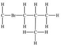 <strong>Which structural formula is represented by the condensed formula shown below? CH<sub>2</sub>BrCH<sub>2</sub>CH(CH<sub>3</sub>)<sub>2 </sub></strong> A) B) C) D) E)