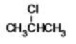 <strong>What is the IUPAC name of the following compound? </strong> A)2-chloromethane B)2-chloropropane C)1-methyl-1-chloroethane D)1,1-chloromethylethane E)2-chloroethane