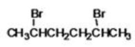 <strong>What is the IUPAC name of the following compound? </strong> A)dibromopentane B)2,4-dibromopentane C)2,4-dibromohexane D)2,5-dibromohexane E)1-bromo-2,5-methylbromopentane
