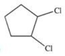 <strong>Which of the following is the monohalogenated product that results when cyclopentane undergoes chlorination according to the reaction below? + \mathrm { Cl } _ { 2 } \stackrel { \text { light } } { \longrightarrow } </strong> A) B) C) D) E)