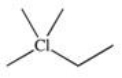 <strong>Which of the following is a possible product of the halogenation reaction shown below? +\mathrm{Cl}_{2} \stackrel{\text { light }}{\longrightarrow} </strong> A) B) C) D) E)All of the compounds are possible products.