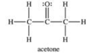 When acetone (a component of nail polish remover)evaporates,hydrogen bonds between acetone molecules must be broken up.