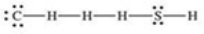 <strong>What is the Lewis structure of methanethiol,CH<sub>3</sub>SH?</strong> A) B) C) D) E)