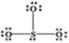 <strong>What is wrong with the Lewis structure shown for sulfur trioxide,SO<sub>3</sub>? </strong> A)Oxygen,not sulfur,should be the central atom. B)Sulfur should have 10 electrons around it instead of 8,to show its expanded octet. C)The structure shows 26 valence electrons,but there should only be 24. D)There are too many bonding electrons shown. E)The structure should show each oxygen atom with a double bond to the sulfur atom.