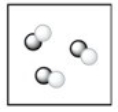 <strong>Which of the following terms best describes the sample of matter in the diagram? Note: different colored circles represent atoms of different elements.  </strong> A)homogeneous mixture B)pure substance C)heterogeneous mixture D)solution E)None of the choices are correct. <div style=padding-top: 35px> 