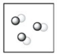 <strong>Which diagram represents a mixture? Note: different colored circles represent atoms of different elements.</strong> A)  B)  C)  D)  <div style=padding-top: 35px> 
