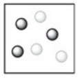 <strong>Which diagram represents a mixture? Note: different colored circles represent atoms of different elements.</strong> A)  B)  C)  D)  <div style=padding-top: 35px> 