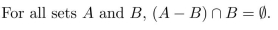 Consider the statement   Complete the proof begun below in which the given statement is derived algebraically from the properties listed in Theorem 6.2.2. Be sure to give a reason for every step that exactly justiﬁes what was done in the step:   which is the right-hand side of the equation to be shown. [Hence the given statement is true.] (The number of lines in the outline shown above works for one version of a proof. If you write a proof using more or fewer lines, be sure to follow the given format, supplying a reason for every step that exactly justiﬁes what was done in the step.)<div style=padding-top: 35px> 