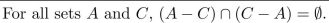 Use the element method for proving a set equals the empty set to prove that