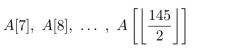 How many elements are in the one-dimensional array shown below?