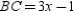 If , , and , find x.