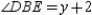 is separated into smaller angles by and , rays in the interior of . If m , m , and m , then m equals: