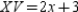 If X is the midpoint of and X-V-T on , , , , and , find the length of .
